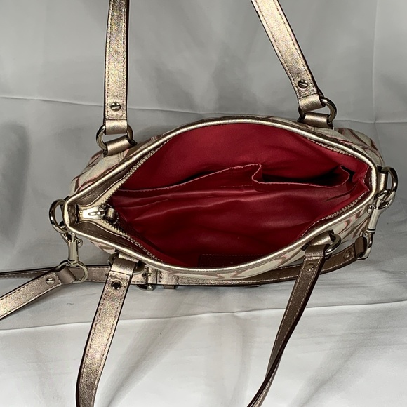 COACH DAISY OUTLINE SIGNATURE METALLIC MIA F23940 - Picture 6 of 16